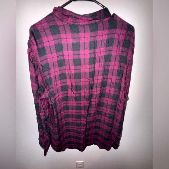 Express Plaid Top Large NWT - Picture 2 of 4